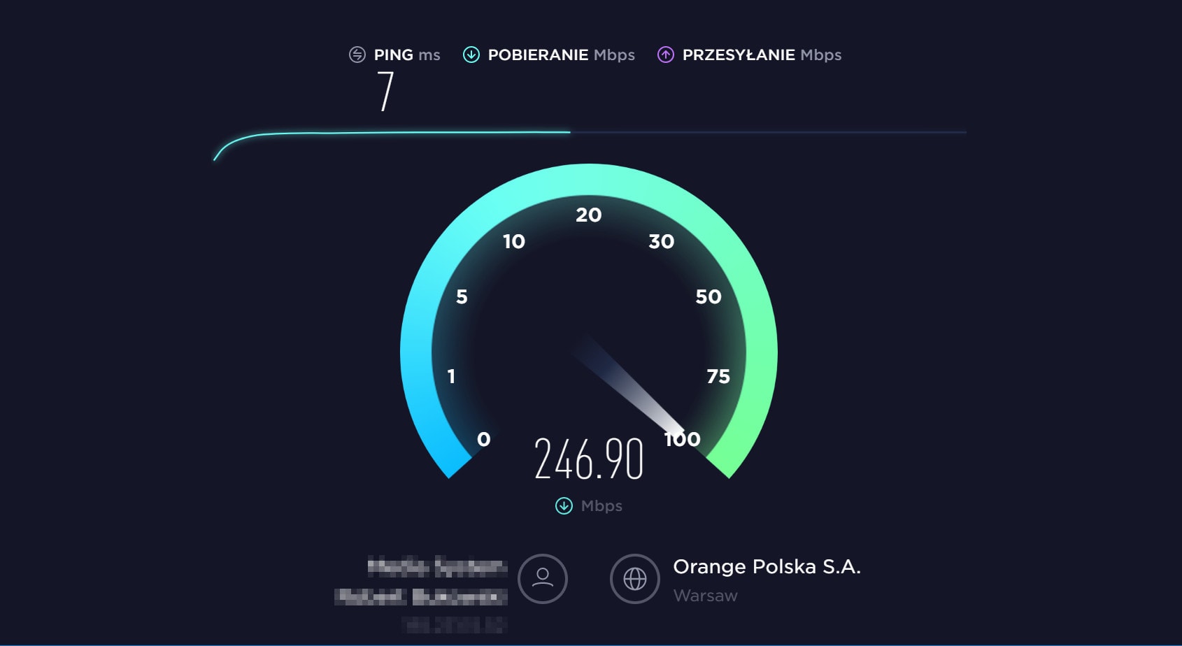 NordVPN prędkość pobierania